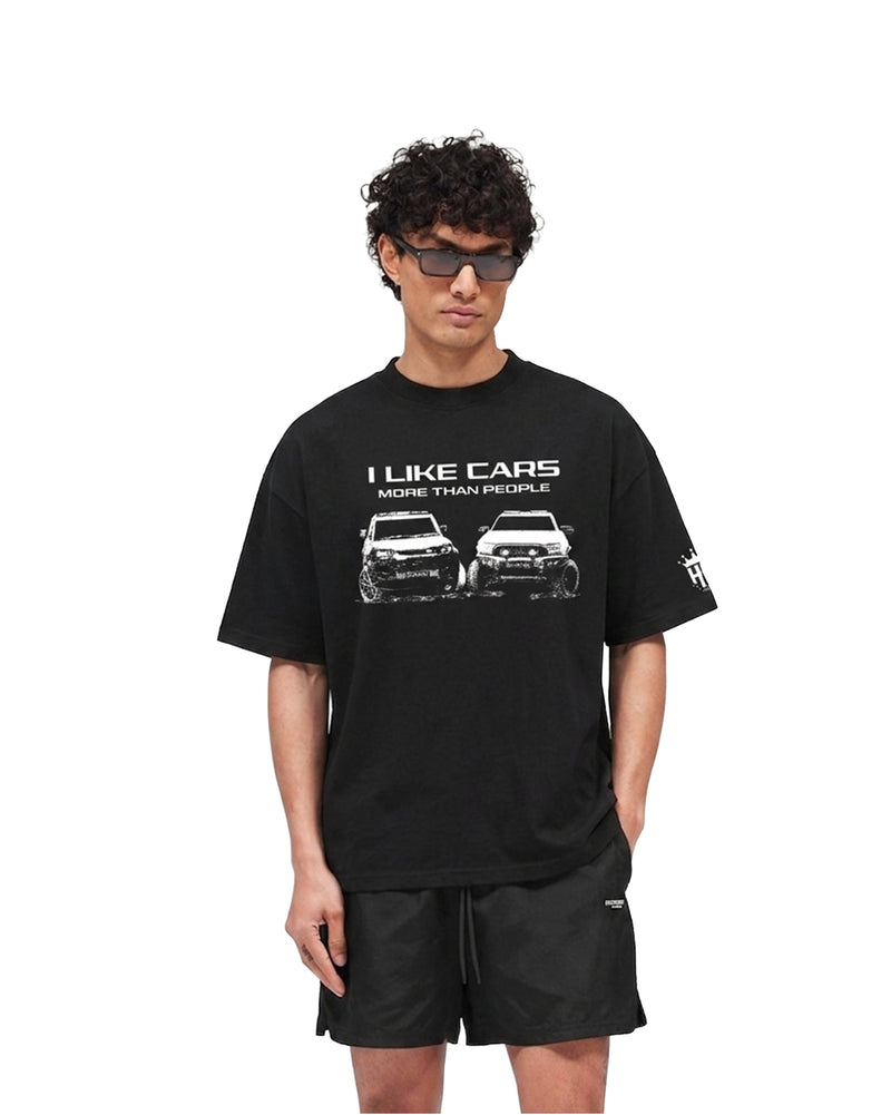 I LIKE CARS MORE THAN PEOPLE - BLACK