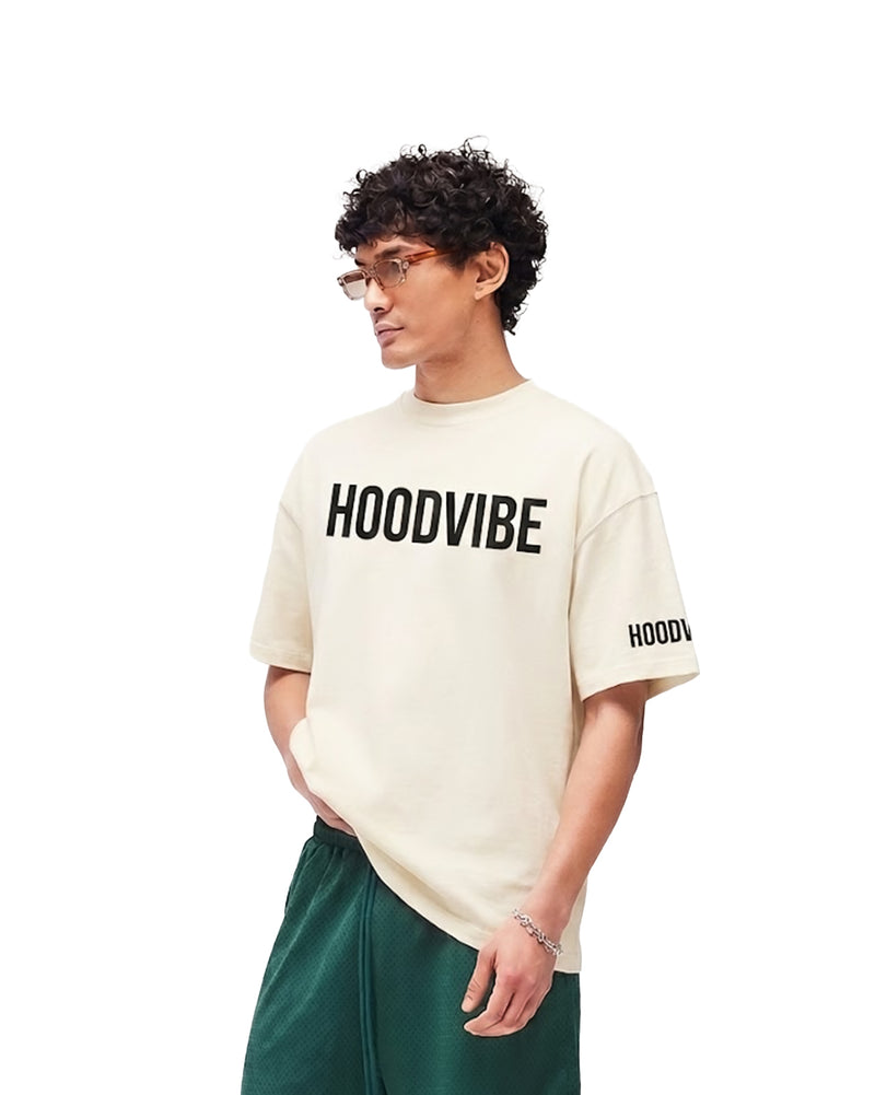 BASIC ESSENTIAL OFF WHITE TEE