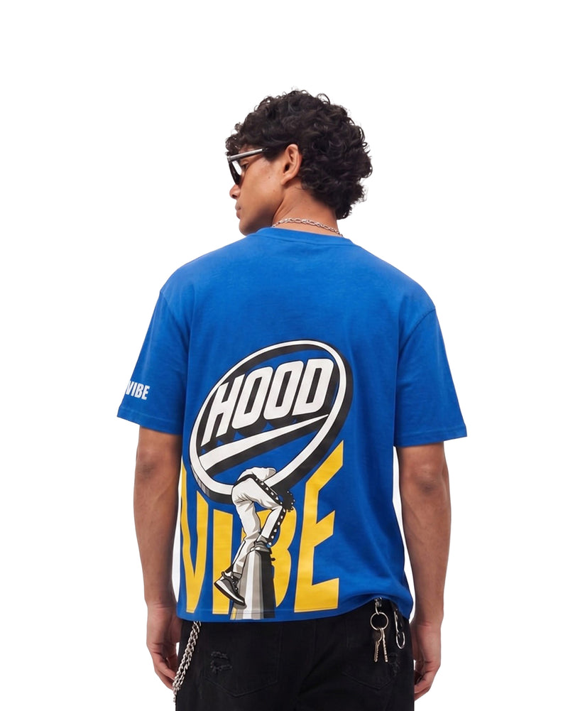 OFF THE CLIFF TEE ROYAL BLUE